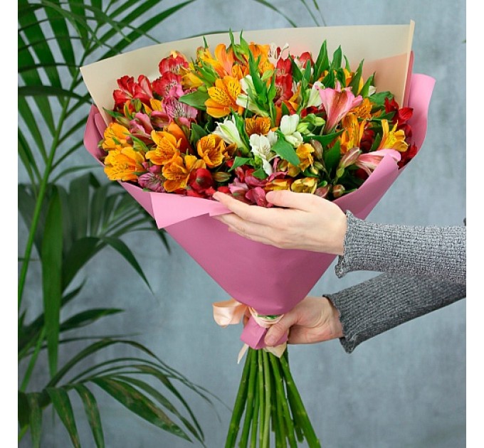 25 альстромерій мікс