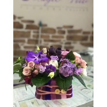 Композиція В'язанка Purple