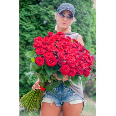 Букет Роз Гран При 71 шт.