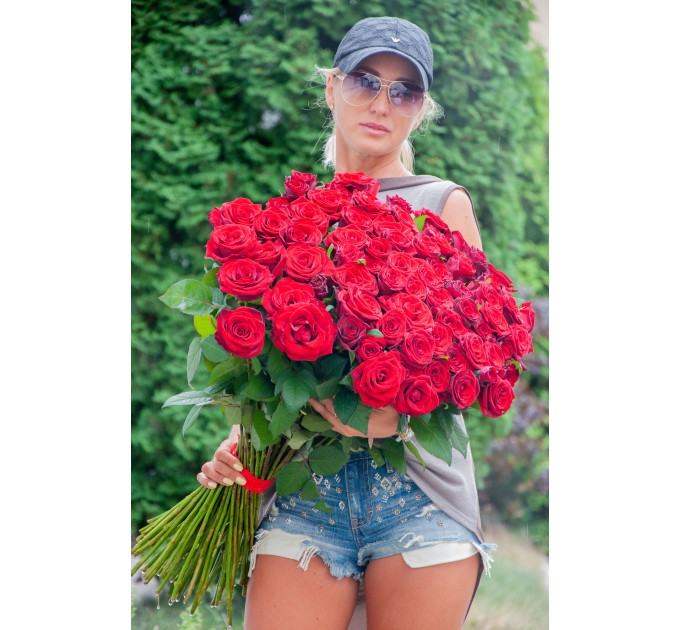 Букет Роз Гран При 71 шт.