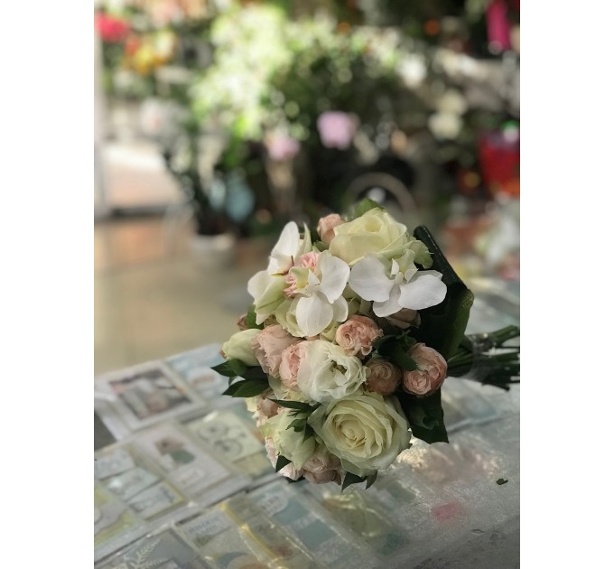 Весільний букет White Baby