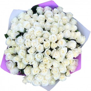 101 біла троянда 50 см Білуга 101 біла троянда 50 см Білуга
