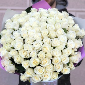 101 біла троянда 50 см Білуга 101 біла троянда 50 см Білуга