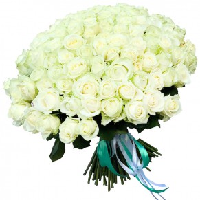 101 біла троянда 60 см Аваланч 101 біла троянда 60 см Аваланч