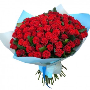 101 червона троянда 50 см Ель Торо 101 червона троянда 50 см Ель Торо