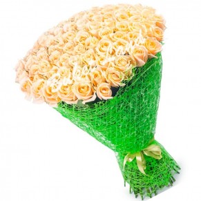 101 кремова троянда Vendella 60 см