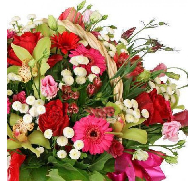 Корзина цветов "Роскошь"