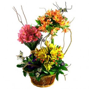 Композиция для гостинной "Креативные букеты"