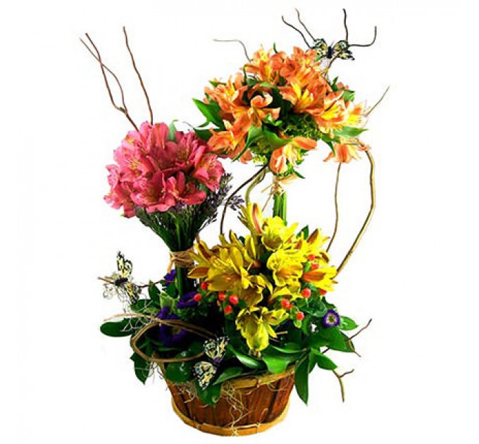 Композиция для гостинной "Креативные букеты"