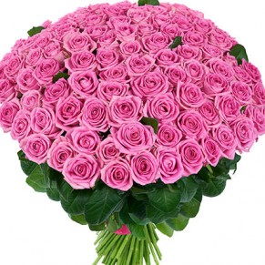 101 рожева троянда Аква 60 см 101 рожева троянда Аква 60 см