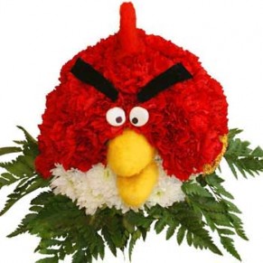 Композиция "Angry Bird" (красная)