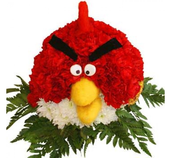 Композиция "Angry Bird" (красная)