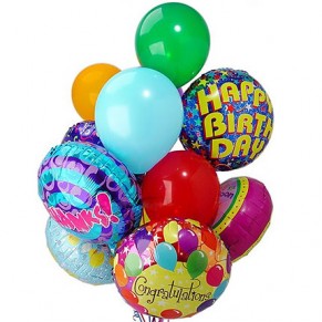Мікс із 9 гелієвих кульок