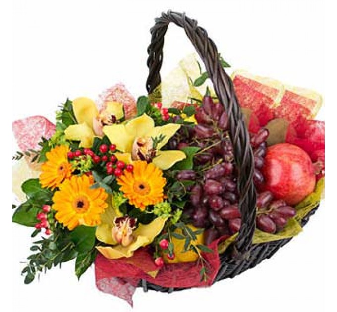 Корзина фруктов "Сладкий праздник"