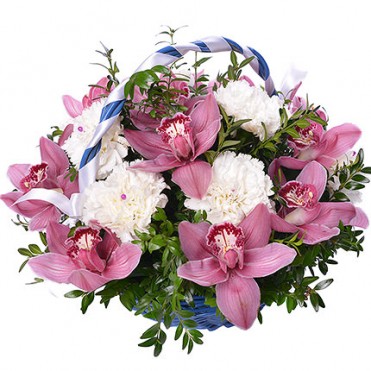 Корзина "Оранжерея орхидей"