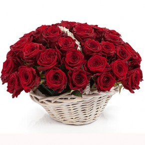 Корзина "51 алая роза"