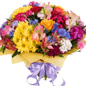 Яркий букет "Гавайские цветы"