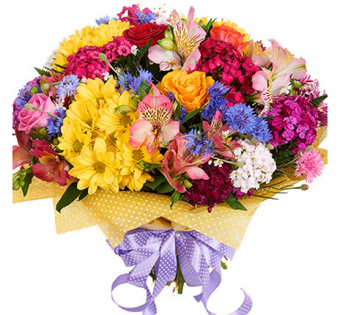 Яркий букет "Гавайские цветы"