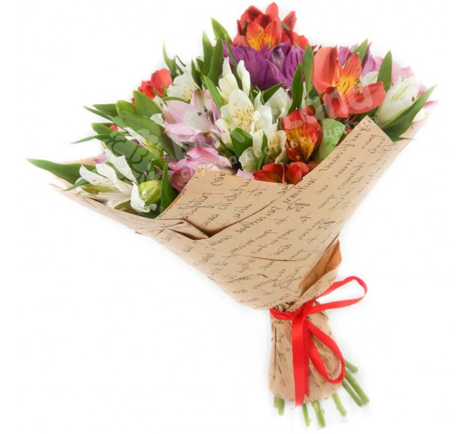 15 альстромерий микс