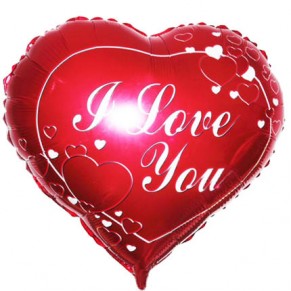 25 красных роз с воздушным шаром ГранПри 60см