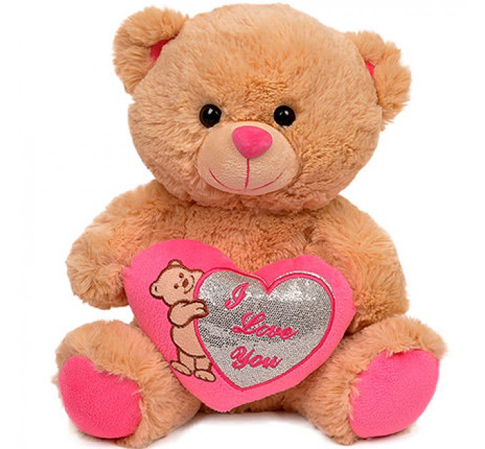 Мишка коричневый (с розовым сердцем)