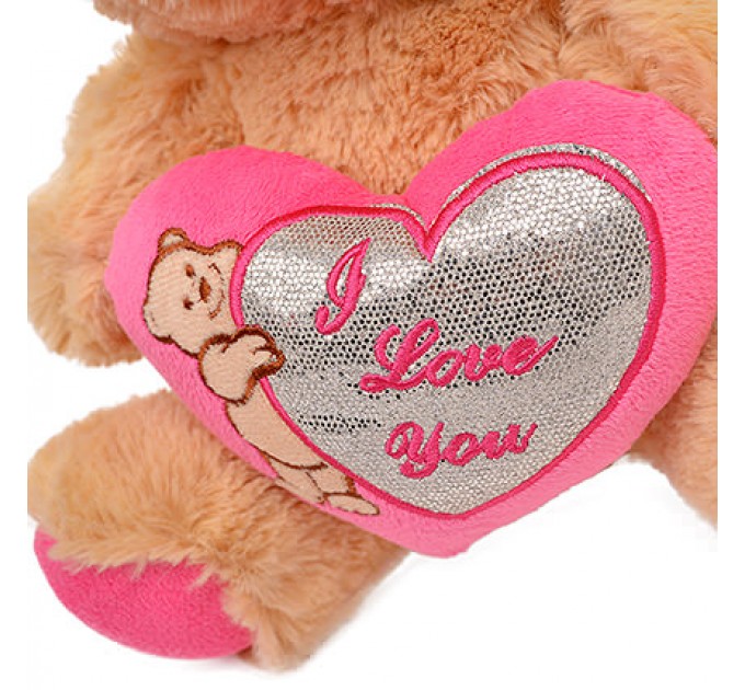 Мишка коричневый (с розовым сердцем)