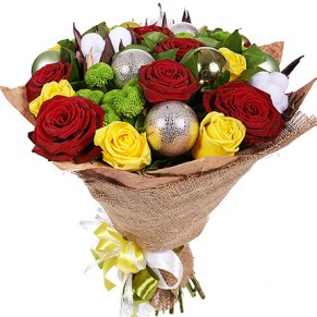 Яркий букет "Зимняя сказка"