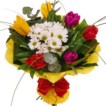 Букет "Весенняя радуга"