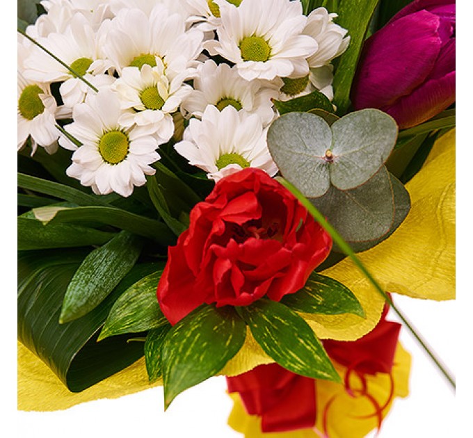 Букет "Весенняя радуга"