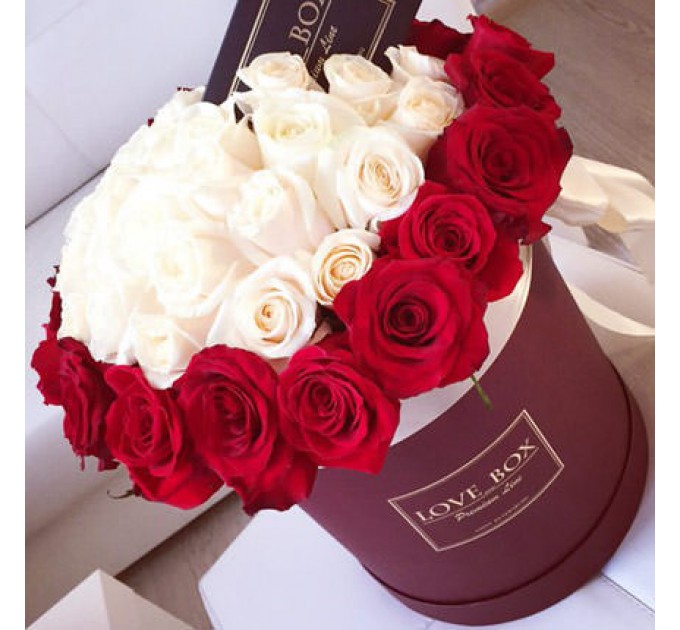 Цветы в коробке "Престиж"