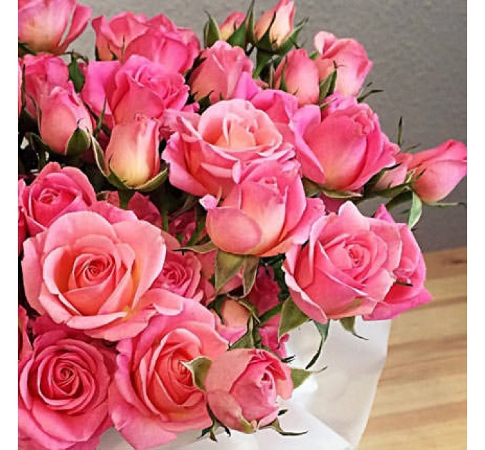 Цветы в коробке "Влюбленность"