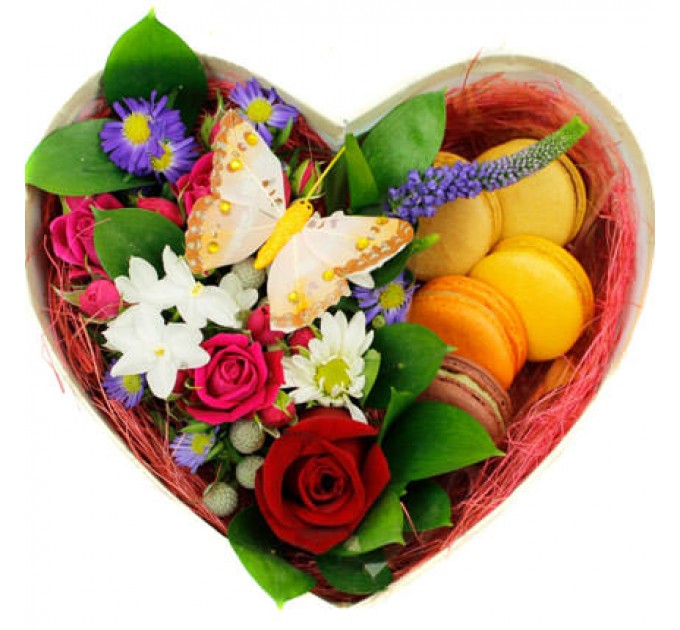 Композиция в коробке "Летние каникулы"