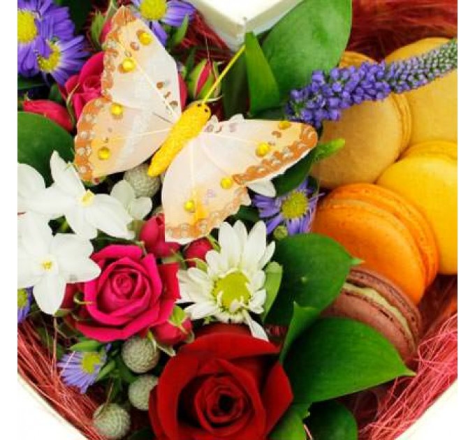 Композиция в коробке "Летние каникулы"