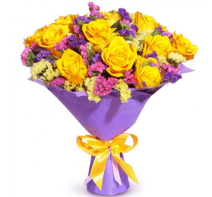 Романтический букет "Жар-птица"