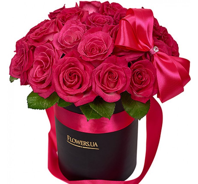 Цветы в коробке "Гламур"