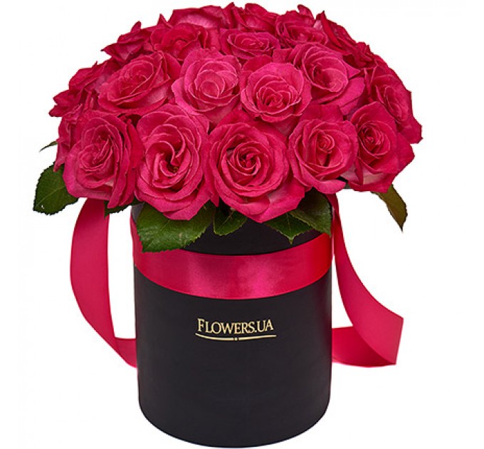 Цветы в коробке "Гламур"