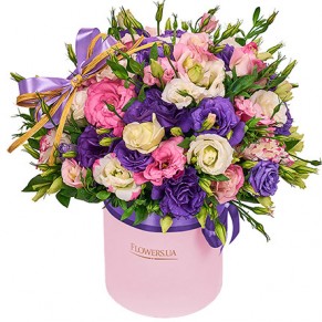 Цветы в коробке "Неземная красота!"