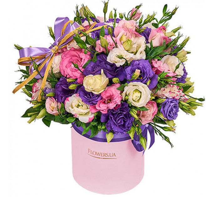 Цветы в коробке "Неземная красота!"