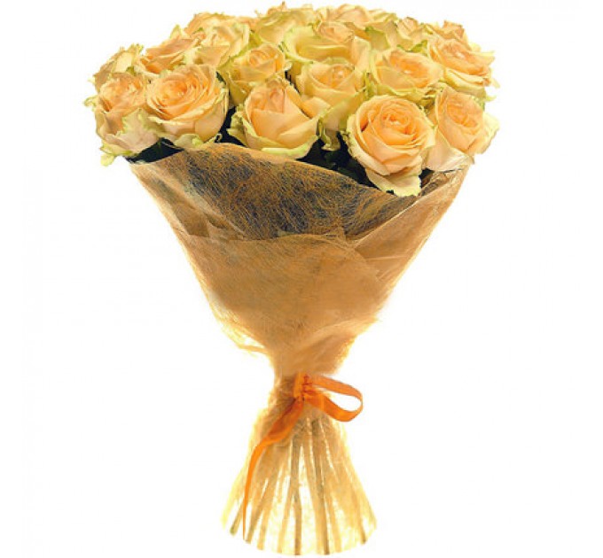 21 кремова троянда Піч Аваланч 60 см