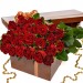 Цветы в коробке "25 красных роз!"