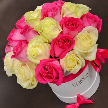 Цветы в коробке "Мечты принцессы!"