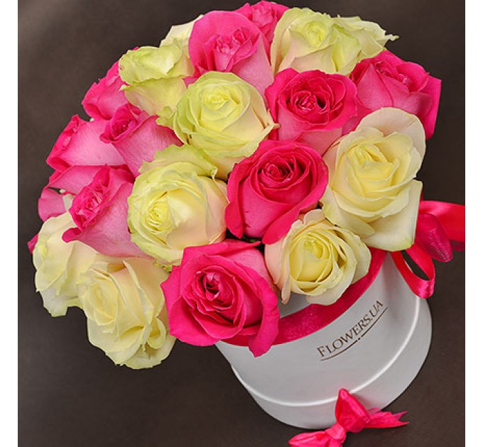Цветы в коробке "Мечты принцессы!"