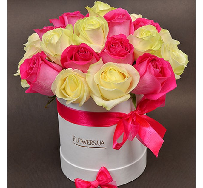 Цветы в коробке "Мечты принцессы!"