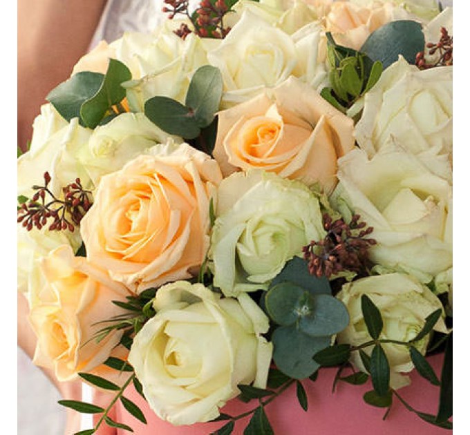 Цветы в коробке "Мэрилин Монро"