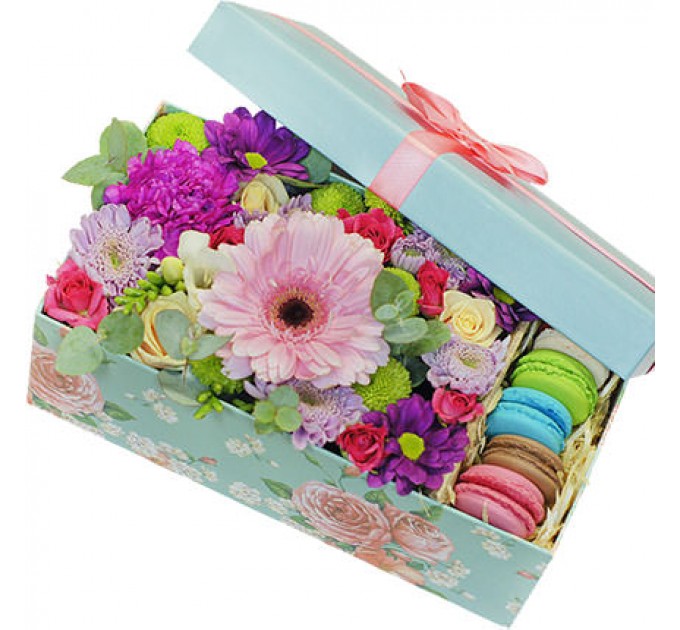 Композиция в коробке "Сказочный денёк"