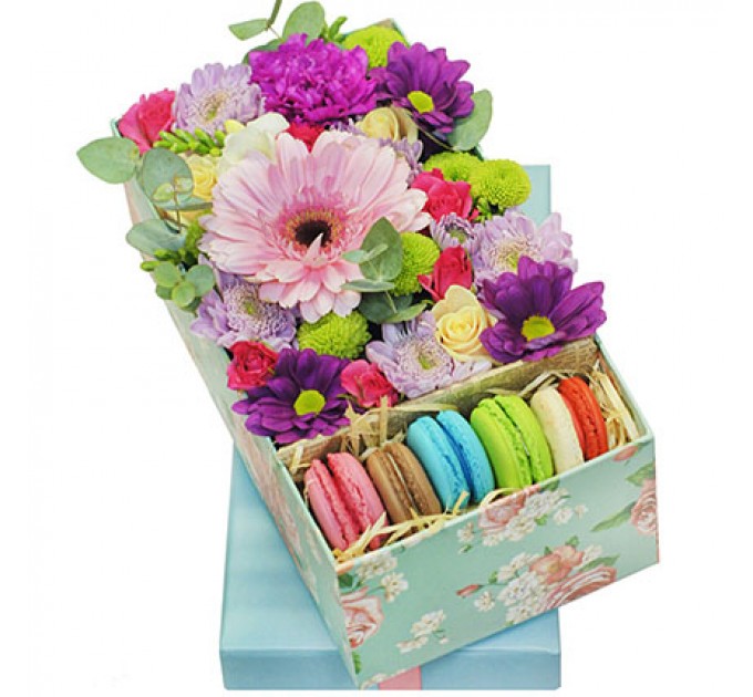 Композиция в коробке "Сказочный денёк"