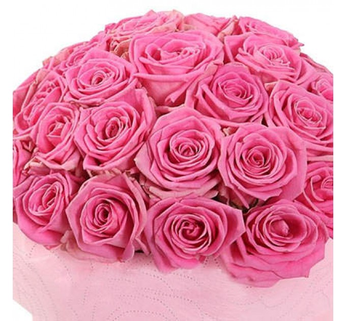 Цветы в коробке "Модный стиль"