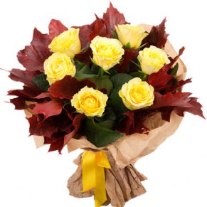 Букет "Багровый закат"