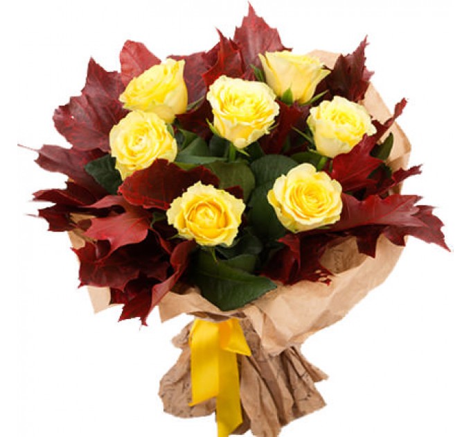 Букет "Багровый закат"