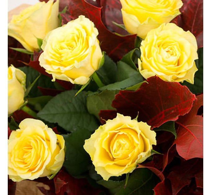 Букет "Багровый закат"